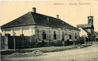 Zupanja, Községháza, W. L. Bp. 6598. / Obcinsko Poglavarstvo / town hall