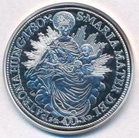 DN Magyar tallérok utánveretben - Mária Terézia tallérja 1780 Ag emlékérem tanúsítvánnyal (20,03g/0,999/38,61mm) T:PP apró patina