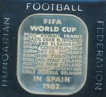 1982. "MLSZ / FIFA Világbajnokság Spanyolországban" Ag emlékérem eredeti tokban (35g/0.925...
