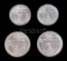 Kanada 1976. 5$ Ag "II. Erzsébet / Montreali Olimpia - vívás" + 1976. 5$ Ag "II. Erzs...