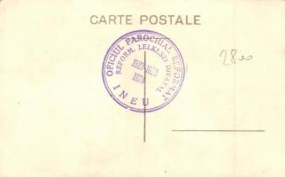 Borosjenő, Ineu; Borosjenő 1952-ben, látkép / Anno 1652, general view, etching style