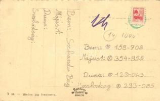 Mátészalka, Kossuth Lajos utca, "Gyermekposta" bélyeggel