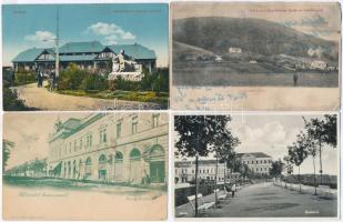 20 db RÉGI magyar városképes lap, vegyes minőség / 20 old Hungarian town-view postcards, mixed quality