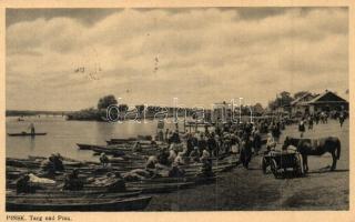Pinsk, Targ nad Pina / Market at the river