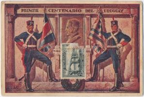 Primer Centenario del Uruguay / First Centennial of Uruguay, leporellocard s: Atlas