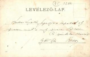 1905 Magyar vadász puskával / Hungarian hunter with rifle, photo (EK)