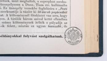 1859 Az Üstökös. Humoristico-bellerisztikus hetilap. II kötet 1-18. szám, III. kötet 1-17 kötet, IV....