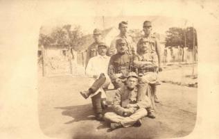 1916 Budapest, Első világhábrús magyar katonák csoportképe, Pick József / WWI Hungarian soldiers, group photo