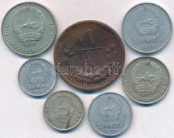 Mongólia 1925-1977. 7db-os vegyes mongol fémpénz tétel T:2,2-
Mongolia 1925-1977. 7pcs of various M...