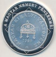 DN "A magyar nemzet pénzérméi - Az utolsó körmöcbányai veret 1920-1926" Ag emlékérem tanús...
