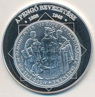 DN "A magyar nemzet pénzérméi - A pengő bevezetése 1926-1946" Ag emlékérem tanúsítvánnyal ...