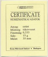 DN "A magyar nemzet pénzérméi - A Tanácsköztársaság próbaveret pénze 1919. III. 21." Ag em...