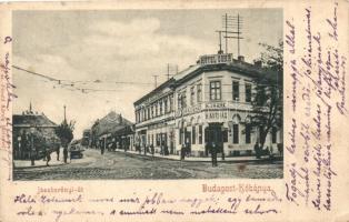 Budapest X. Kőbánya, Jászberényi út, Hotel Sohr, kávéház, kiadja Divald Károly (EK)