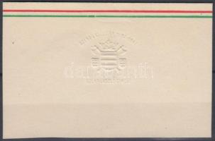 Szent László év 1192-1942 dombornyomású címer papíron