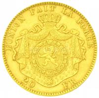 Belgium 1877. 20Fr Au "II. Lipót" (6,41g/0.900) T:2
Belgium 1877. 20 Francs Au "Leop...