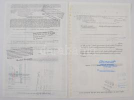 Amerikai Egyesült Államok 1971-1975. 4db klf részvény "Continental Mortgage Investors", &q...