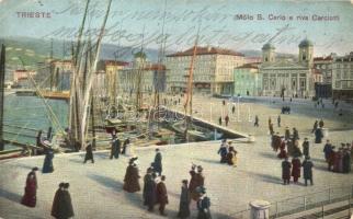 6 db RÉGI olasz városképes lap / 6 old Italian town-view postcards