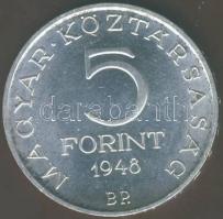 1948. 5Ft Ag "Petőfi" T:1/2