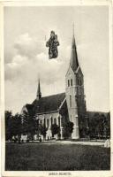 Budapest II. Máriaremete - 4 db képeslap köztük egy üvegezett keretben / 4 old postcard with one in ...