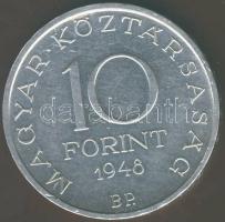 1948. 10Ft Ag "Széchenyi" T:2 kis ph