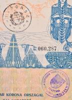 Budapest 1915. "A Magyar Korona Országai 6%-kal kamatozó Járadékkölcsön" államadóssági köt...