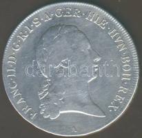 Ausztriai Németalföld 1794A 1/2 Krönungstaler Ag T:3