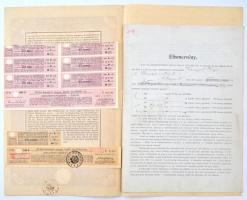 Budapest 1915. "A Magyar Korona Országai 6%-kal kamatozó Járadékkölcsön" államadóssági köt...