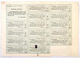 Budapest 1923. "Kissling Rudolf és Fia Csillár és Bronzárúgyár Részvénytársaság" 25 db rés...