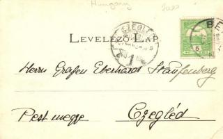 Bethlen, Beclean; Vasútállomás, mozdony, kiadja Kajári István / railway station, locomotive (EK)