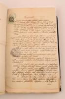 Vegyes okmány tétel: különféle levelek, szerződések, engedélyek, stb., egy részük viaszpecséttel, ok...