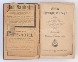 Guide through Europe. Berlin, 1912, J. Hermann Herz. Kiadói egészvászon kötés, megviselt állapotban,...