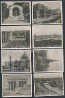 cca 1900 12 fotó Bécsről, Postkarten Industrie A. G., 9x7 cm