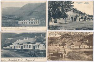 5 db RÉGI erdélyi városképes lap, Nadrág és Szászváros / 5 old Transylvanian postcards; Nadrág and Broos