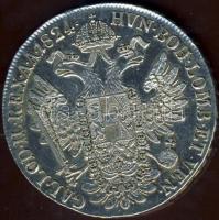 Ausztria/magyar verdejel 1824B Taler Ag II.Ferenc T:2+/2-