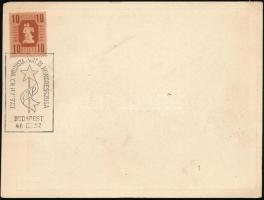 1946 Sallai Imre portréja, hátoldalon az MKP III: kongresszusa alkalmi bélyegzéssel 11x15 cm