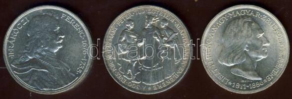 1935-36. 2P Ag 3klf "Liszt, Rákóczi, Pázmány" sor T:1/2