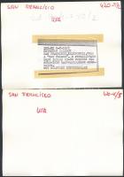 cca 1970 USA San Francisco 4 db sajtófotó / USA 4 town-view press photos 19x13 cm