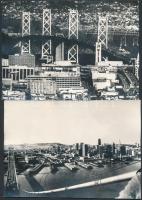 cca 1970 USA San Francisco 4 db sajtófotó / USA 4 town-view press photos 19x13 cm