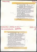 cca 1970 VIetnam Phenjan 10 db sajtófotó / VIetnam 10 town-view press photos 19x13 cm