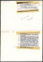 cca 1970 Madagascar, Tannanarive 4 db sajtófotó /  Madagascar, Tannanarive 4 town-view press photos ...