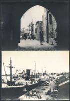 cca 1970 Ciprus, Famagusta 6 db sajtófotó /  Ciprus, Famagusta 6 town-view press photos 19x13 cm