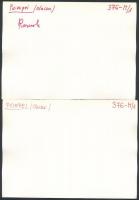 cca 1970 17 db Olasz, német, svájci sajtófotó /  17 European town-view press photos 19x13 cm