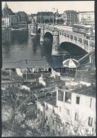 cca 1970 17 db Olasz, német, svájci sajtófotó /  17 European town-view press photos 19x13 cm