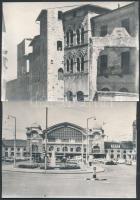 cca 1970 17 db Olasz, német, svájci sajtófotó /  17 European town-view press photos 19x13 cm