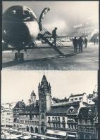 cca 1970 17 db Olasz, német, svájci sajtófotó /  17 European town-view press photos 19x13 cm