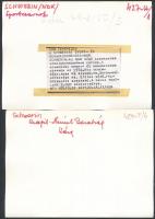 cca 1970 17 db Olasz, német, svájci sajtófotó /  17 European town-view press photos 19x13 cm