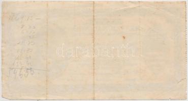 Budapest 1930. "Revíziós Pengő" arcképes változat, kitöltötetlen T:III