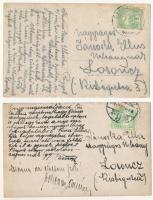 1911-1912 Vadászati életképek valószínűleg Párkányról és Galgagyörkről; Beliczay Gyula által, képesl...