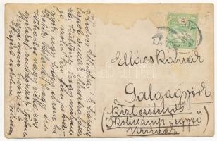 1911-1912 Vadászati életképek valószínűleg Párkányról és Galgagyörkről; Beliczay Gyula által, képesl...