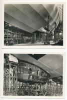 cca 1930 2 db Zeppelin fotó / 2 Zeppelin photos 6x9 cm